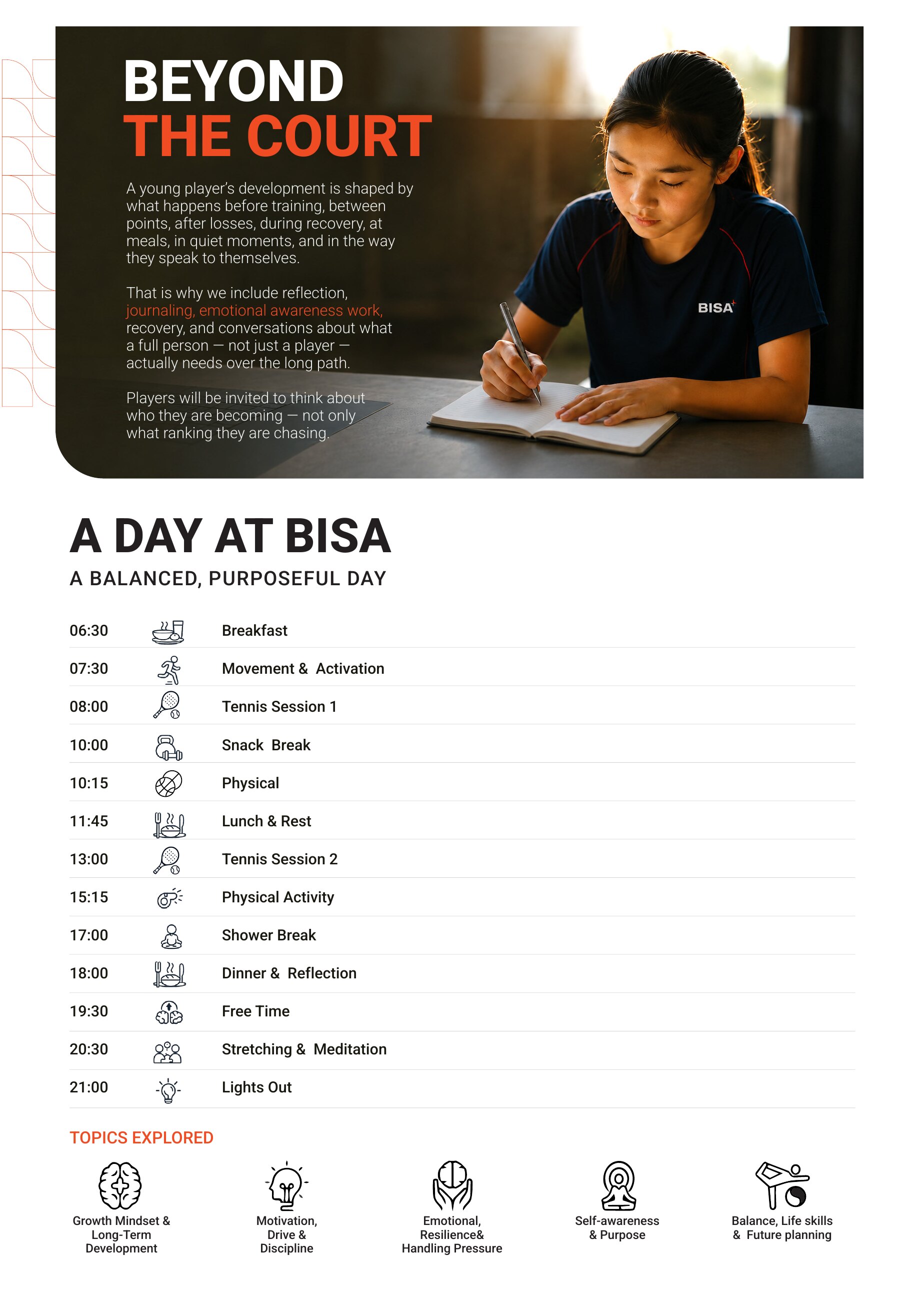 Beyond the court — a day at BISA